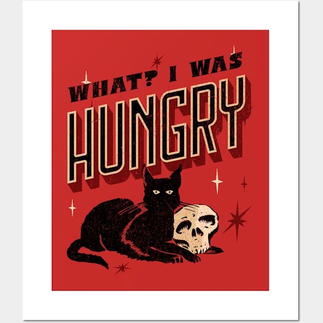 Hungry Cat Wall Art by Liesl Weppen